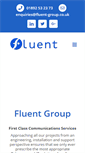 Mobile Screenshot of fluent-group.co.uk